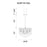 CWI Lighting Water Drop 6-Light Drum Chandelier | Modern Chrome & Black Fabric Shade | Dining & Living Room | 40W Halogen G9 120V | Model 5006P18C-R-B