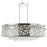 CWI Eternity 8 Light Drum Shade Chandelier, Stainless Steel - 5008P32ST-O