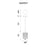 CWI Eternity 1 Light Drum Shade Mini Pendant, Stainless Steel