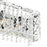 CWI Lighting Eternity 4 Light Vanity Light, Stainless Steel