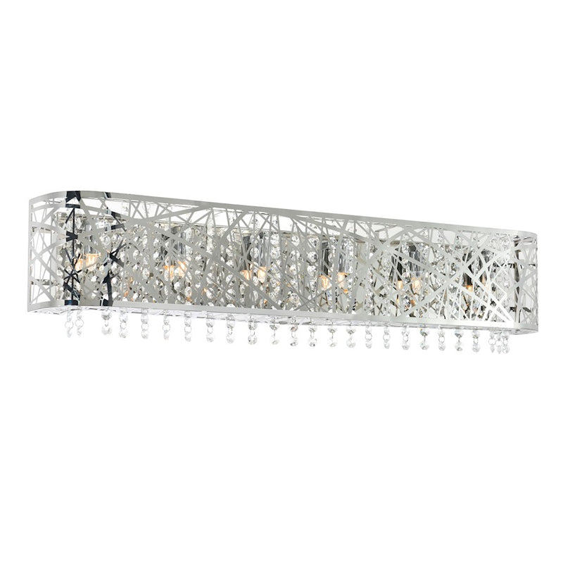 CWI Lighting Eternity 6 Light Vanity Light, Stainless Steel