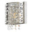 CWI Lighting Eternity 1 Light Bathroom Sconce, Stainless Steel