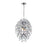 CWI Lighting Charismatic 2 Light Down Mini Pendant, Chrome