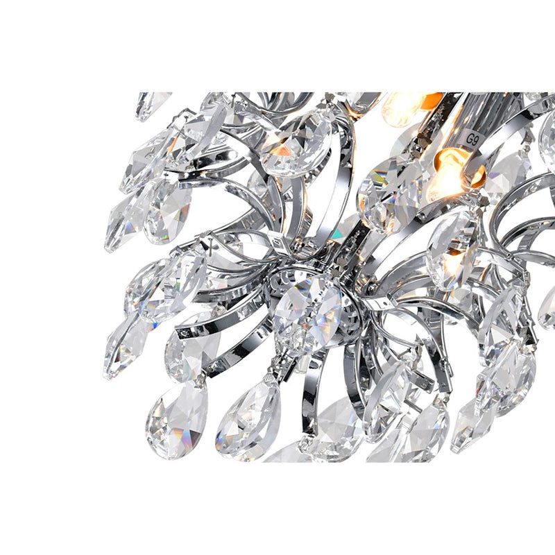 CWI Lighting Charismatic 2 Light Down Mini Pendant, Chrome