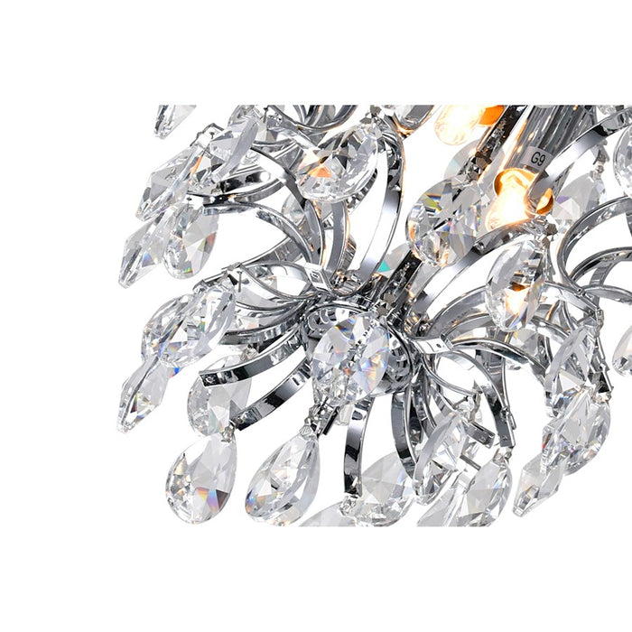 CWI Lighting Charismatic 2 Light Down Mini Pendant, Chrome