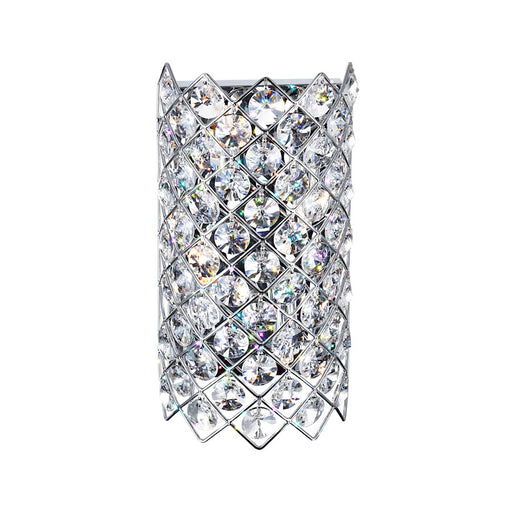 CWI Lighting Chique 4 Light Argyle Wall Light, Chrome