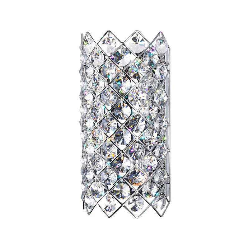 CWI Lighting Chique 4 Light Argyle Wall Light, Chrome