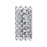 CWI Lighting Chique 4 Light Argyle Wall Light, Chrome