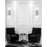 CWI Lighting Chique 4 Light Argyle Wall Light, Chrome