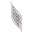 CWI Lighting Chique 4 Light Ribbon Wall Light, Chrome