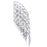 CWI Lighting Chique 4 Light Ribbon Wall Light, Chrome