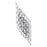 CWI Lighting Chique 4 Light Ribbon Wall Light, Chrome