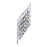 CWI Lighting Chique 4 Light Wall Light, Chrome