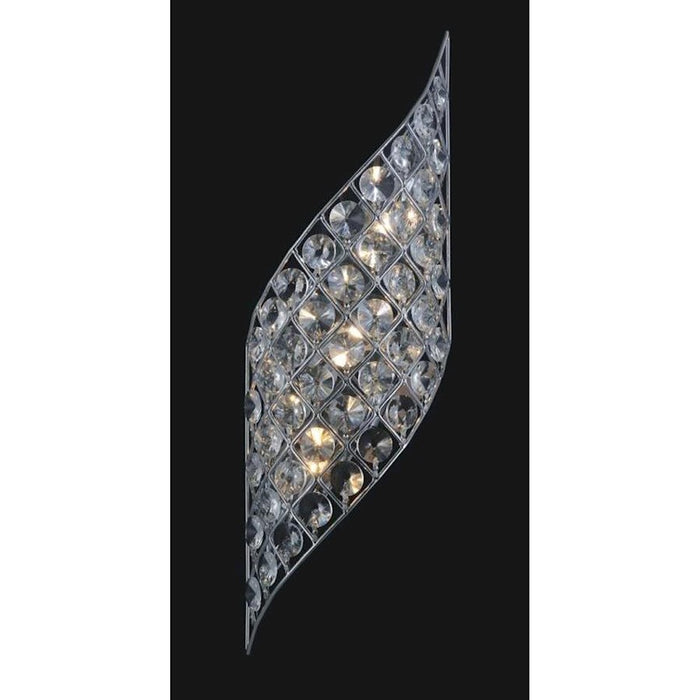 CWI Lighting Chique 4 Light Wall Light, Chrome