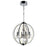 CWI Lighting Abia 4 Light Up Chandelier, Chrome - 5025P16C-4