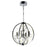 CWI Lighting Abia 4 Light Up Chandelier, Chrome