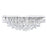 CWI Lighting Bianca 13 Light Flush Mount, Chrome