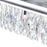CWI Lighting Bianca 13 Light Flush Mount, Chrome