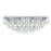 CWI Lighting Bianca 20 Light Flush Mount, Chrome