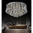 CWI Lighting Brianna 12 Light 11" Flush Mount, Chrome