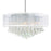 CWI Lighting Radiant 12 Light Drum Shade Chandelier, Chrome