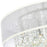 CWI Lighting Radiant 12 Light Drum Shade Chandelier, Chrome