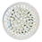 CWI Lighting Radiant 12 Light Drum Shade Chandelier, Chrome