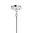 CWI Lighting Radiant 12 Light Drum Shade Chandelier, Chrome