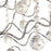 CWI Lighting Cherry Blossom 15 Light Chandelier, Chrome