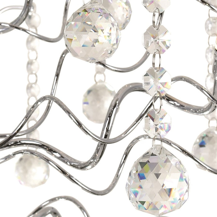 CWI Lighting Cherry Blossom 15 Light Chandelier, Chrome