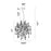 CWI Lighting Cherry Blossom 32 Light Chandelier, Chrome