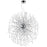 CWI Lighting Cherry Blossom 48 Light Chandelier, Chrome - 5066P47C