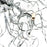 CWI Lighting Cherry Blossom 48 Light Chandelier, Chrome