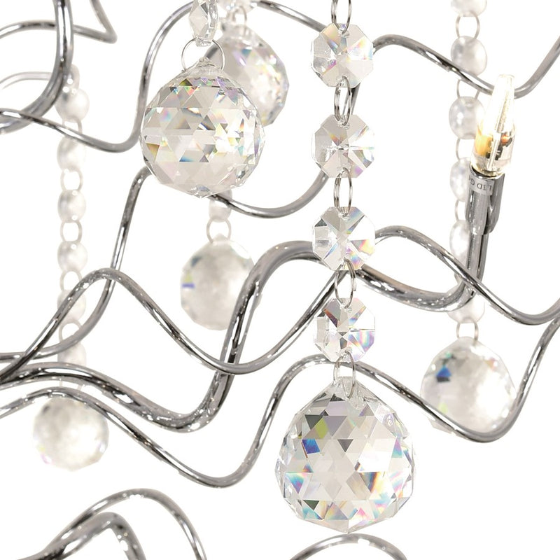 CWI Lighting Cherry Blossom 48 Light Chandelier, Chrome