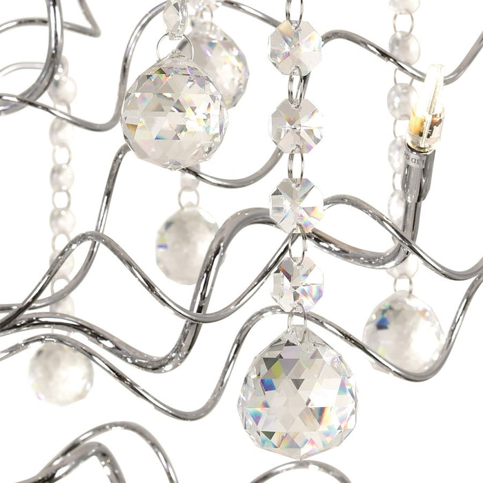 CWI Lighting Cherry Blossom 48 Light Chandelier, Chrome