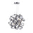 CWI Lighting Swivel 12 Light Chandelier, Chrome - 5067P19C