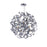 CWI Lighting Swivel 14 Light Chandelier, Chrome - 5067P22C