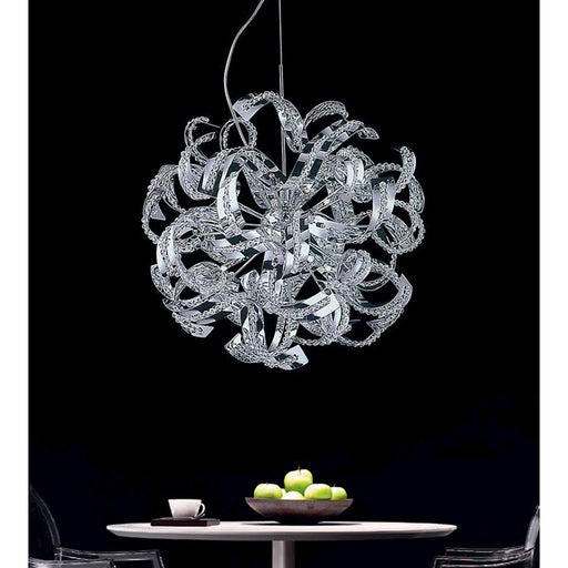 CWI Lighting Swivel 14 Light Chandelier, Chrome