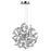 CWI Lighting Swivel 18 Light Chandelier, Chrome - 5067P29C