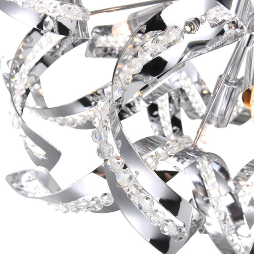 CWI Lighting Swivel 18 Light Chandelier, Chrome