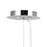 CWI Lighting Swivel 18 Light Chandelier, Chrome