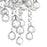 CWI Lighting Monica 7 Light Flush Mount, Chrome