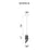 CWI Lighting Monica 1 Light Down Mini Pendant, Chrome