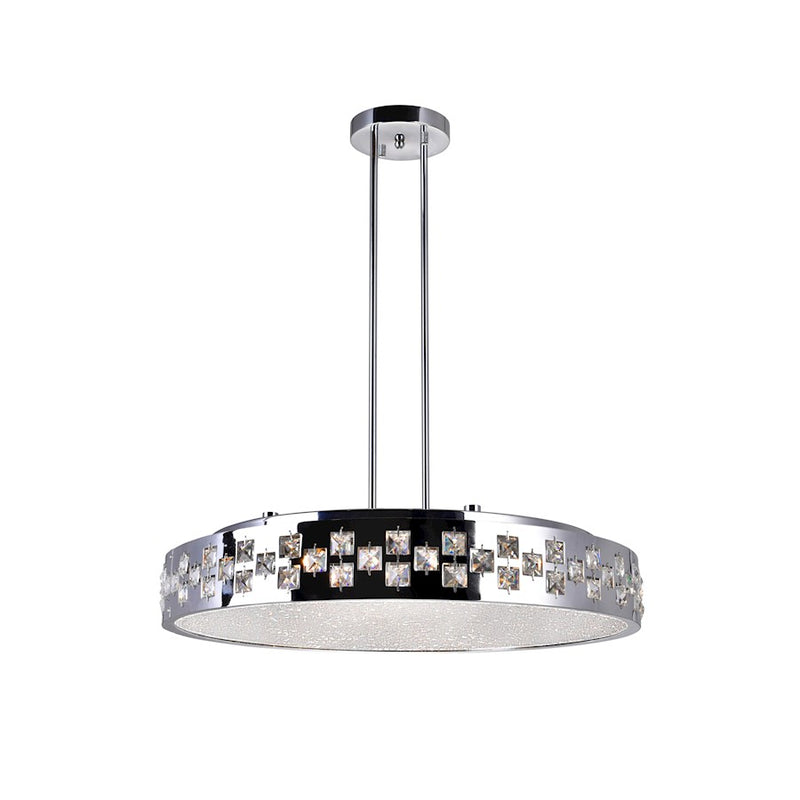 CWI Lighting Cinderella 10 Light Down Chandelier, Chrome