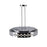 CWI Lighting Cinderella 10 Light Down Chandelier, Chrome