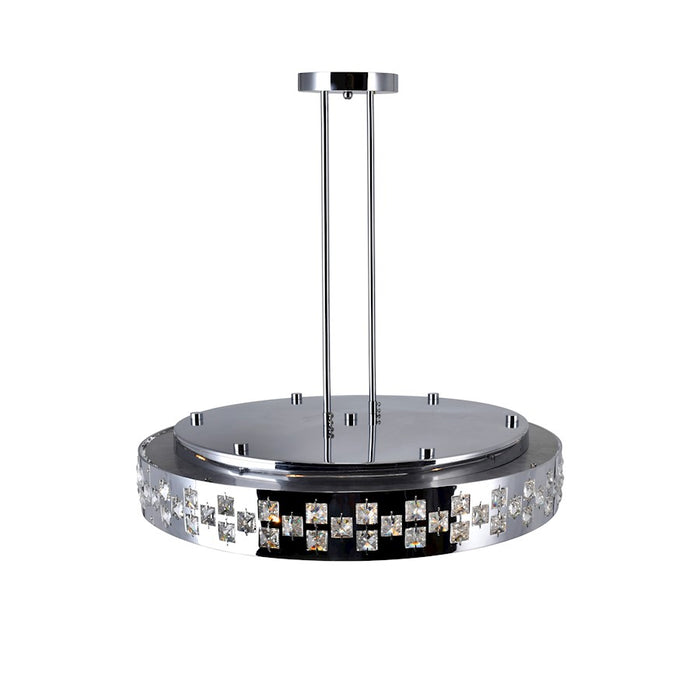 CWI Lighting Cinderella 10 Light Down Chandelier, Chrome