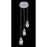 CWI Lighting Perrier 3 Light 10" Multi Light Pendant, Chrome