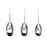 CWI Lighting Perrier 3 Light 16" Multi Light Pendant, Chrome