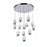 CWI Lighting Perrier 13 Light 24" Multi Light Pendant, Chrome - 5077P24C-R