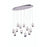 CWI Lighting Perrier 12 Light 34" Multi Light Pendant, Chrome - 5077P34C-O